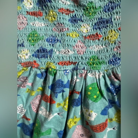Mini Boden 2-3yr Colorful Fish Print Kids Dress - Picture 5 of 8